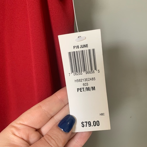 NWT Soft Chiffon Zip Front Sleeveless Tank Top Shirt - Size Medium Petite - Picture 5 of 5